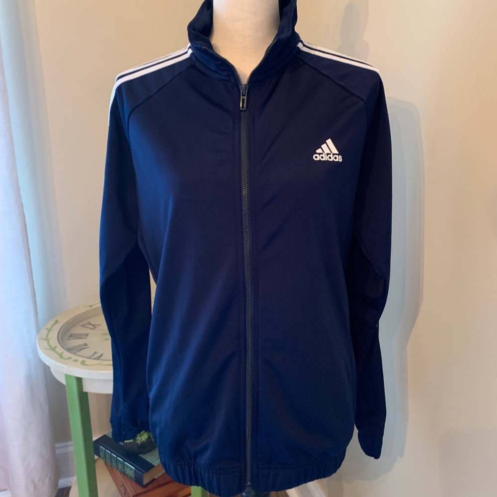 Adidas track suit, Women’s, blue Sz L